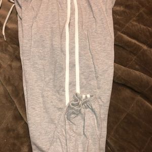 Heather grey joggers
